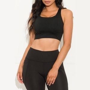 Let's Move Sport Bra Black